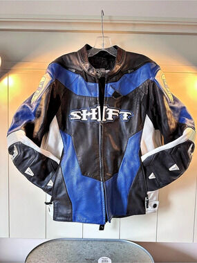 SHIFT Advanced Technology Superior Room Color Block Motorcycle Jacket Large Like
